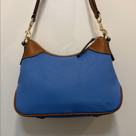 Dooney & Bourke light Blue and Tan Shoulder Bag - Picture 4 of 11